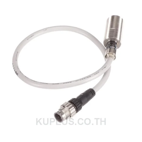 Proximity Sensor, Shielded, Cylinder type (with screw) M18, DC 2-wire models, Sensing distance 7 mm ±10%, NO, Prewired M12 smart click connector model
