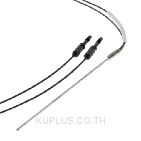 Fiber optic sensor, diffuse, M3 head with 1.2mm dia sleeve, R10, 2m cable