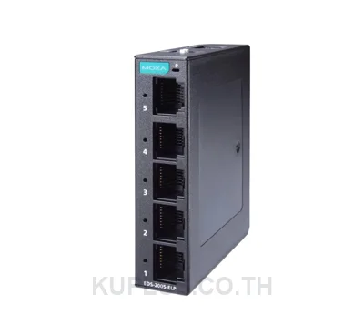 อีเทอร์เน็ตสวิตช์อุตสาหกรรม MOXA EDS-2005-ELP Unmanaged 5 พอร์ต