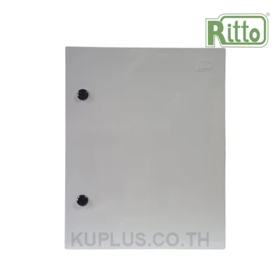 ตู้พลาสติก ชนิดกันน้ำไม่มีหลังคา ทำจากวัสดุ ABS ขนาด 310x410x180mm รุ่นฝาทึบ EP1 แบรนด์ RITTO