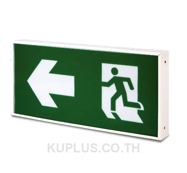 SUNNY Exit Sign Light ป้ายทางออกฉุกเฉิน รุ่น EXS1-10LED/S หนึ่งหน้า (ติดลอย,ติดผนัง) LED 2x5W สำรองไฟได้นาน 2 ชม. | เลือกรูปเเบบป้ายได้