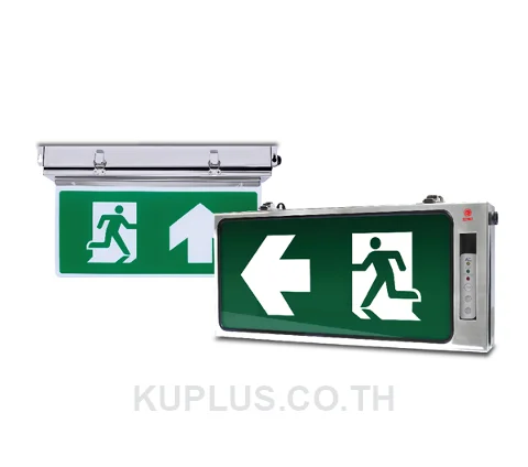 Sunny EXST-10LED/D Weatherproof Emergency Exit Sign, Emergency Exit Sign Light Cap NI-MH 3.6 V-2100 mAH 3 hrs Backup