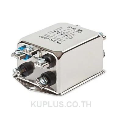 3-Phase Low Leakage Current EMC/EMI Filter,Operating Frequency DC ~ 400Hz,Rated Currents 20A,