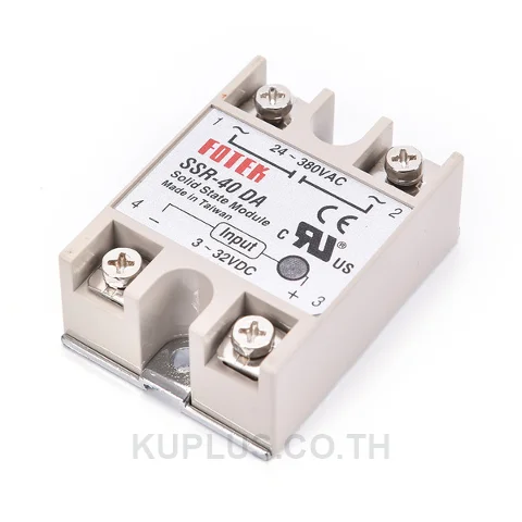 โซลิดสเตตรีเลย์ SSR-40AAH ,Input :80-240VAC ,Output :90-480VAC 40A