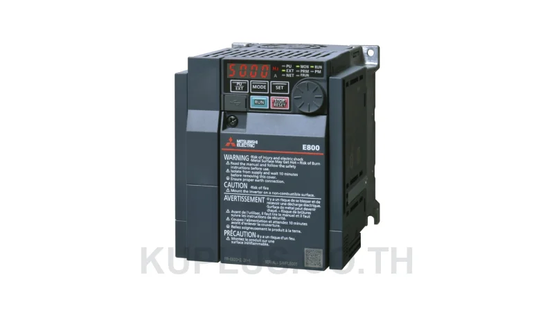Mitsubishi FR-E800 อินเวอร์เตอร์ 3 เฟส 400V 0.75 kW รุ่น FR-E840-0.75K-1