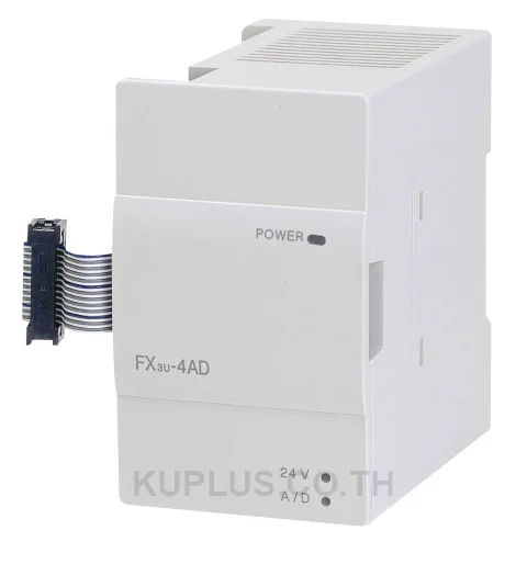 โมดูลอนาล็อกอินพุต Mitsubishi FX3U-4AD 4 ช่อง