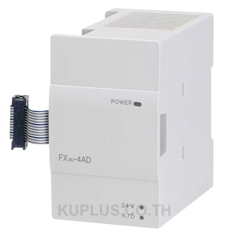 โมดูลอนาล็อกอินพุต Mitsubishi FX3U-4AD 4 ช่อง