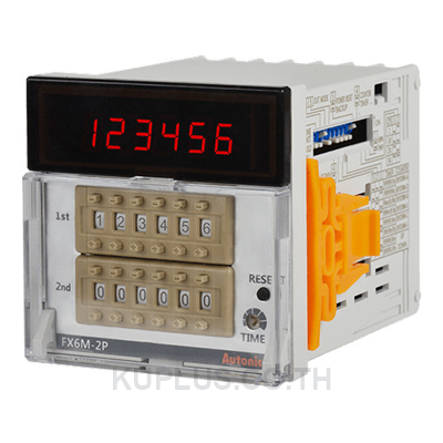 Counter and Timer, W72xH72mm, 4-Digit, LED, 1 Preset, Relay and NPN Output, 100-240VAC 50/60Hz
