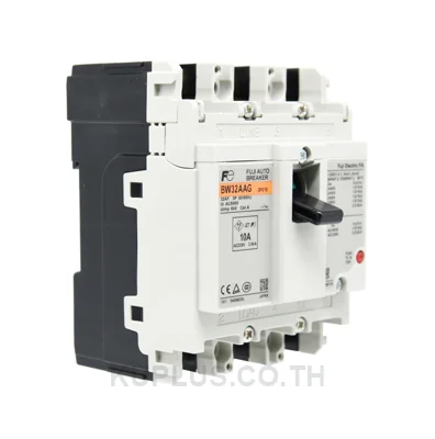 BW32AAG-3P15W, เบรกเกอร์ MCCB Fuji Electric BW Series 3 โพล 15A เฟรม 32AF 1.5 kA (400 V AC) พร้อมออกซิลลารีสวิตช์ (Aux-SPDT)