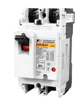 BW63EAG-2P060, เบรกเกอร์ MCCB Fuji Electric BW Series 2 โพล 60A เฟรม 63AF 5 kA (230 V AC)