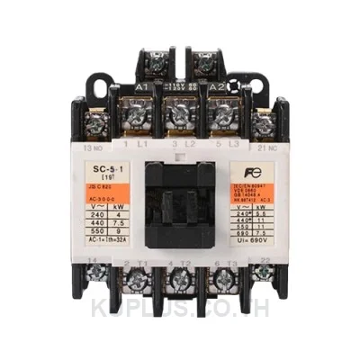 SC-5-1/GT DC24V 1A1B (1NO1NC) Magnetic Contactors