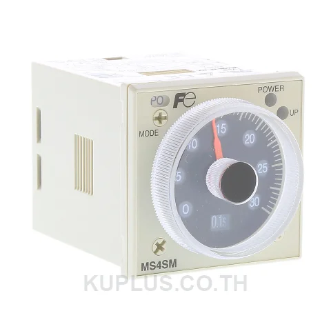 Fuji Electric multi-mode relay timer, LED indicator(s), 0.05 seconds to 60 hours selectable timing range, 100-240 VAC operating voltage, (1) DPDT timed relay output(s), socket mount, 11-pin.