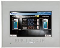 7.0-inch Wide TFT, 65,536 colors, WVGA 800 x 480 pixels, Analog Touch Panel, Ethernet I/F, COM I/F x 2, USB  A/mini-B I/F x 1 each, SD Card I/F, DC24V GP-4401WW