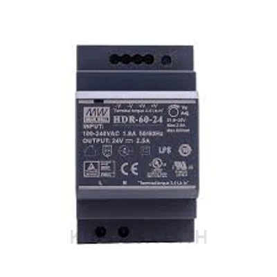 MEANWELL HDR-60-24 : Switching power supply 60W 24VDC 2.5A- Meanwell พาวเวอร์ซัพพลาย