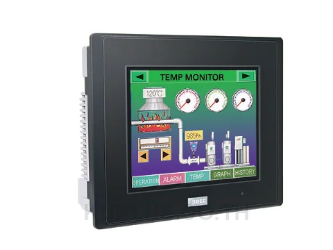 HG2G-5TT22TF-B, หน้าจอสัมผัส HMI IDEC HG2G ขนาด 5.7 นิ้ว จอสี TFT สีเทาเข้ม