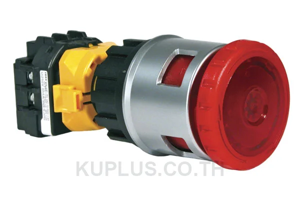 XN4E-TL403Q4MR IDEC XN4E Emergency Stop Switch, 30mm mounting, illuminated, lamp code Q4, contact code 403