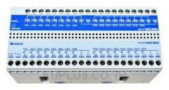 EB3C-T16CSAN, อินทรินสิกเซฟตี้แบริเออร์ (Relay Barrier) IDEC EB3C 16 ช่อง เอาต์พุตทรานซิสเตอร์ (Source) ไฟเลี้ยง 100-240 V AC