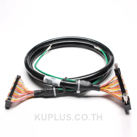 KB40S-4F1H-5MB, สาย I/O Interface Cable ToyoGiken KB40S 40 คอร์ มีชิลด์ (Shielded) ขั้วต่อ 4F-1H ยาว 5 ม.
