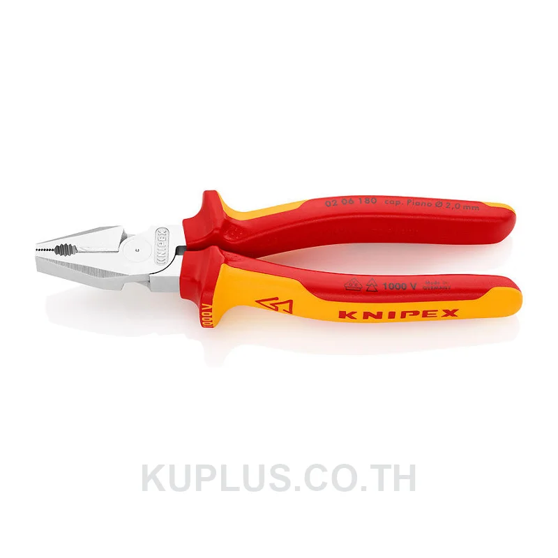 02 06 180 High Leverage Combination Pliers DIN ISO 5746