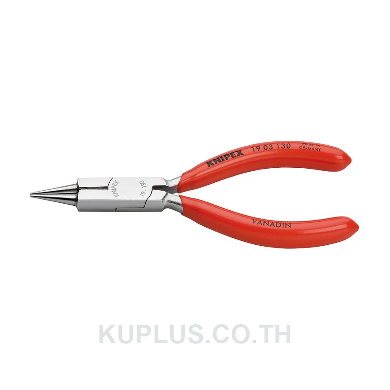 19 03 130 Round Pliers With Cutting Edge (Jewellers Pliers) DIN ISO 5743