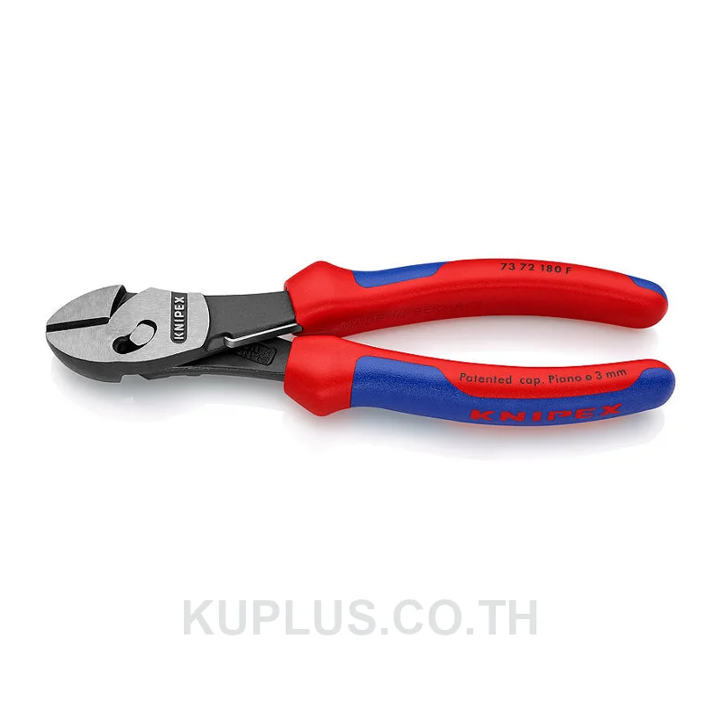 73 72 180 F KNIPEX TwinForce® High Performance Diagonal Cutters DIN ISO 5749