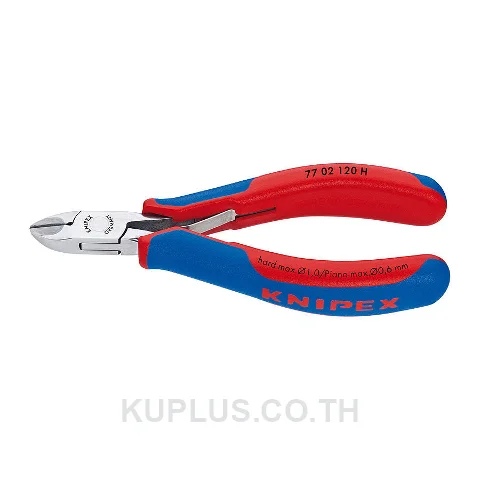 77 02 120 H Electronics Diagonal Cutters With Inserted Carbide Metal Cutting Edges DIN ISO 9654