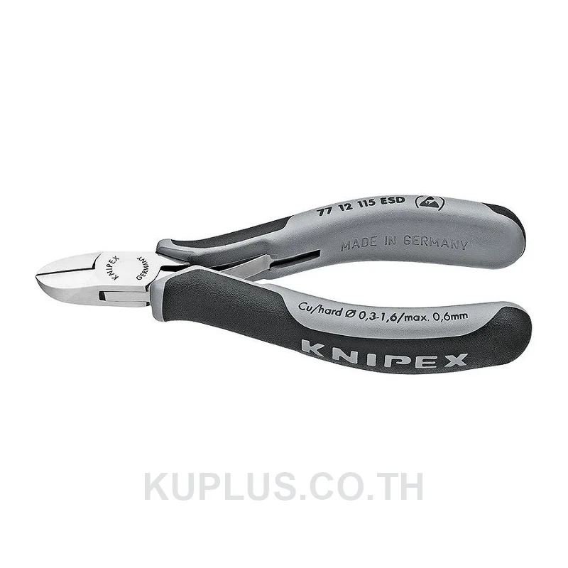 77 12 115 ESD Electronics Diagonal Cutters ESD DIN ISO 9654