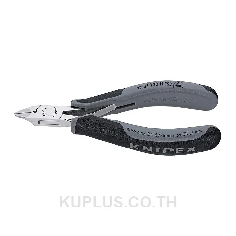 77 32 120 H ESD Electronics Diagonal Cutters ESD With Inserted Carbide Metal Cutting Edges DIN ISO 9654
