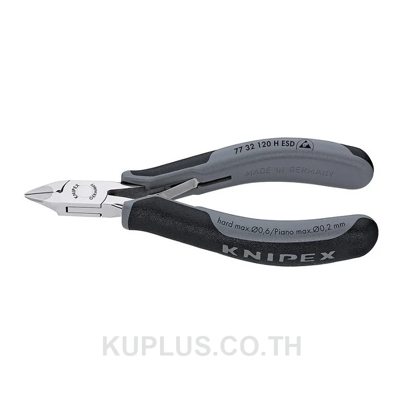 77 32 120 H ESD Electronics Diagonal Cutters ESD With Inserted Carbide Metal Cutting Edges DIN ISO 9654
