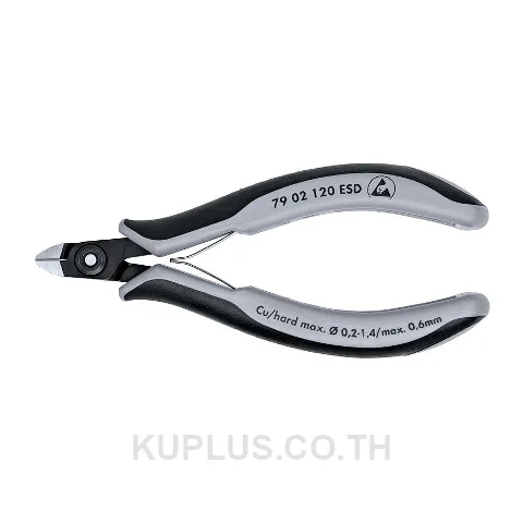 79 02 120 ESD Precision Electronics Diagonal Cutters ESD DIN ISO 9654