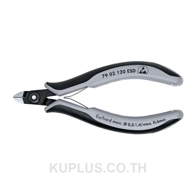 79 02 120 ESD Precision Electronics Diagonal Cutters ESD DIN ISO 9654