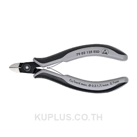 79 02 125 ESD Precision Electronics Diagonal Cutters ESD DIN ISO 9654