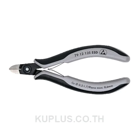 79 12 125 ESD Precision Electronics Diagonal Cutters ESD DIN ISO 9654