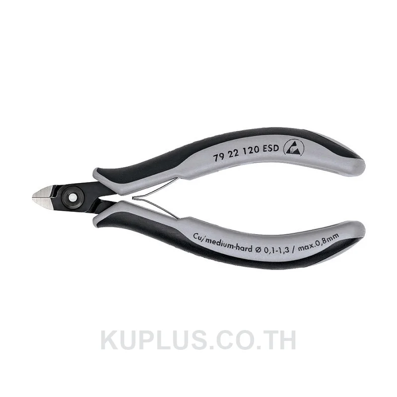 79 22 120 ESD Precision Electronics Diagonal Cutters ESD DIN ISO 9654