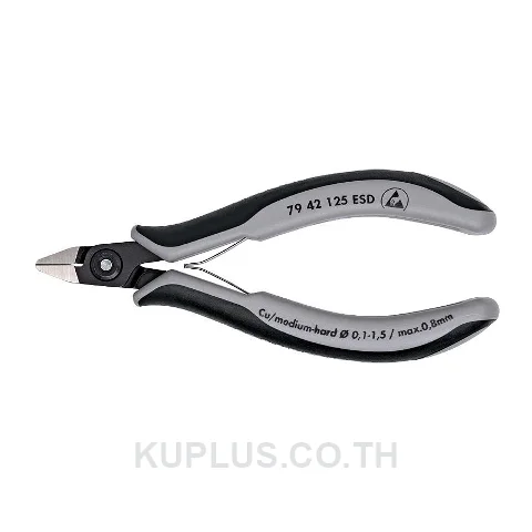 79 42 125 ESD Precision Electronics Diagonal Cutters ESD DIN ISO 9654