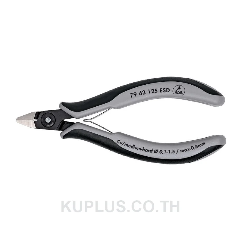79 42 125 ESD Precision Electronics Diagonal Cutters ESD DIN ISO 9654