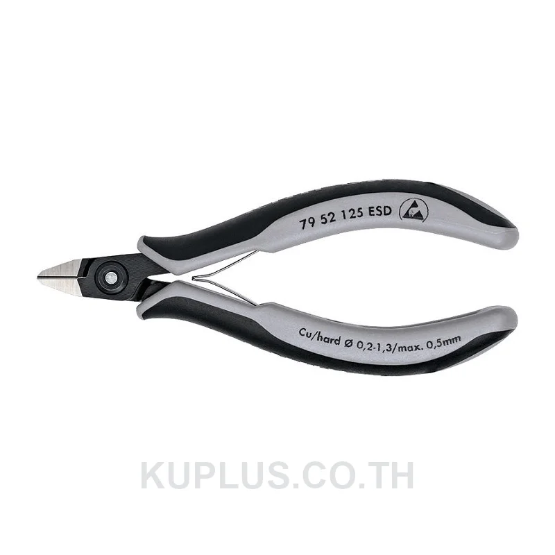 79 52 125 ESD Precision Electronics Diagonal Cutters ESD DIN ISO 9654