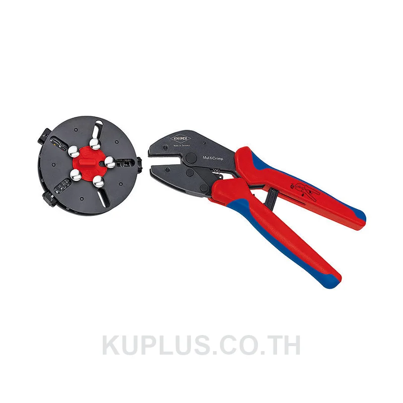 97 33 01 KNIPEX MultiCrimp® Crimping Pliers with Changer Magazine