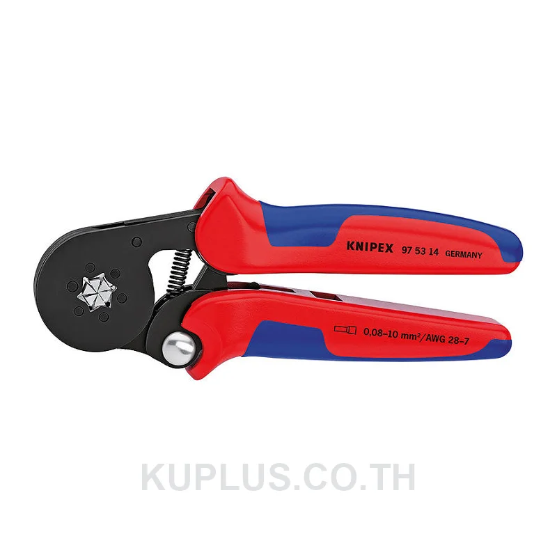97 53 14 Self-Adjusting Crimping Pliers for End Sleeves (Ferrules) with Lateral Access
