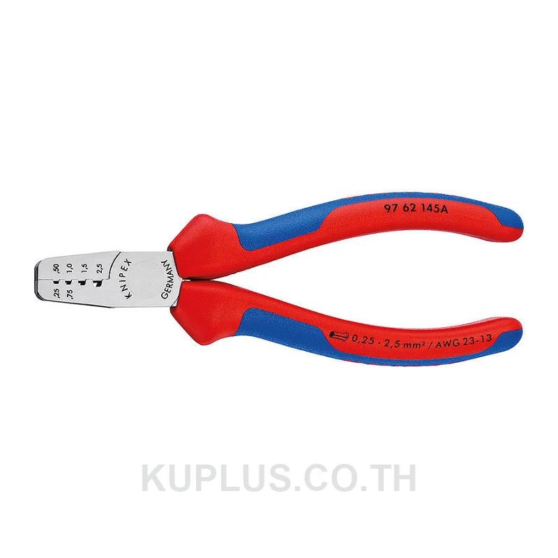 97 62 145 A Crimping Pliers for End Sleeves (Ferrules)