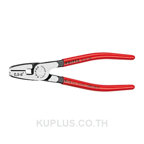 97 81 180 Crimping Pliers for End Sleeves (Ferrules) With Front Loading