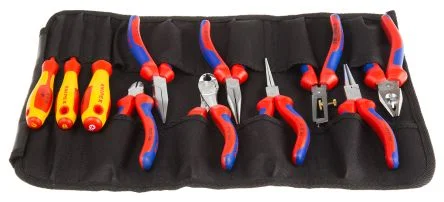 00 19 41 Knipex 11 Piece VDE/1000 V Telecommunications and Electrical Engineers Roll Tool Kit