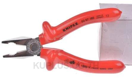 03 07 180 Knipex 180 mm Tool Steel Pliers