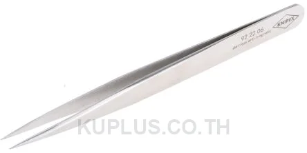 92 22 06 Knipex 120, Stainless Steel, Fine; Pointed, Tweezers