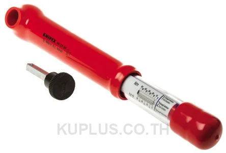 98 33 50 Knipex 3/8 in Square Drive Reversible Torque Wrench Chrome Vanadium Steel, 5 - 50Nm