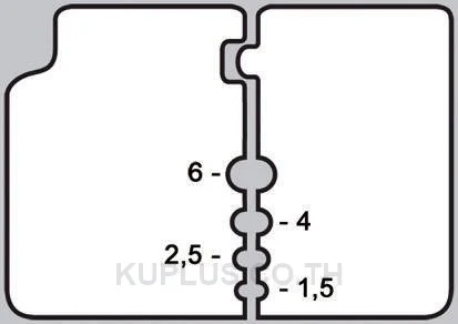 121911 Knipex Cable Stripper Blade for use with Universal Insulation Strippers