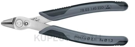 78 03 140 ESD Knipex Side Cutter Cable Cutter 140mm overall length