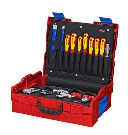 00 21 19 LB S Knipex 25 Piece VDE/1000 V Plumbing Case Tool Kit