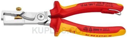 13 66 180 T Knipex 180 mm Wire Stripper, 0.1mm ￫ 10.0mm