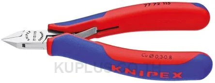 77 72 115 SB Knipex Side Cutter Cable Cutter, 0.8mm cutting capacity 115mm overall length